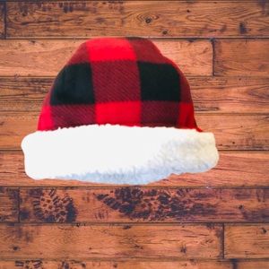 BeanieNWT Buffalo Check Fleece Sherpa Lined Womens